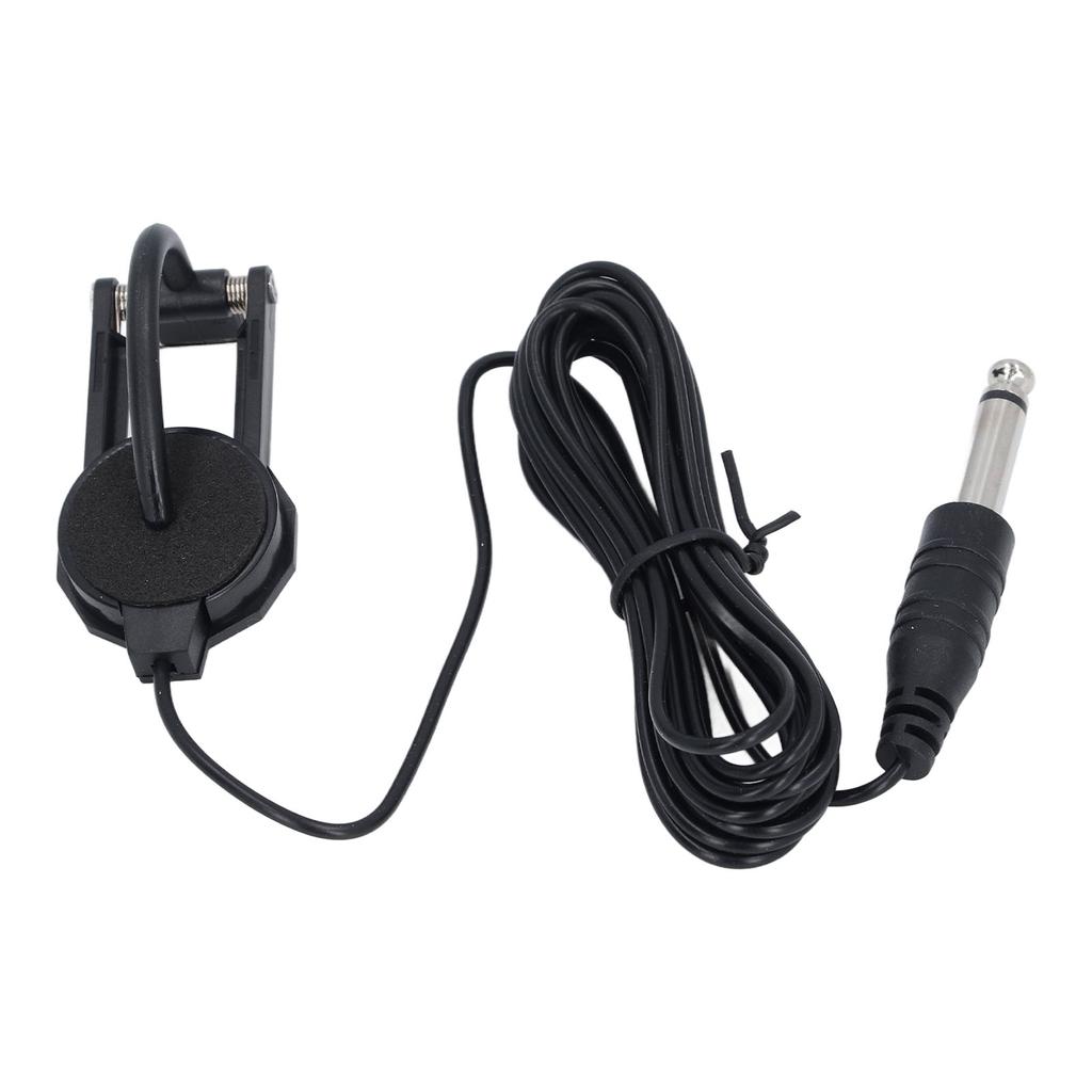 Violin Acoustic Pickup Portable Hole Free Patch ABS and Metal Clip On Violin Pick Up