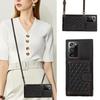 For Samsung Galaxy Note20 Ultra 5G/Note20 Ultra Shoulder Phone Pouch Card Case TPU+PU Leather Cover