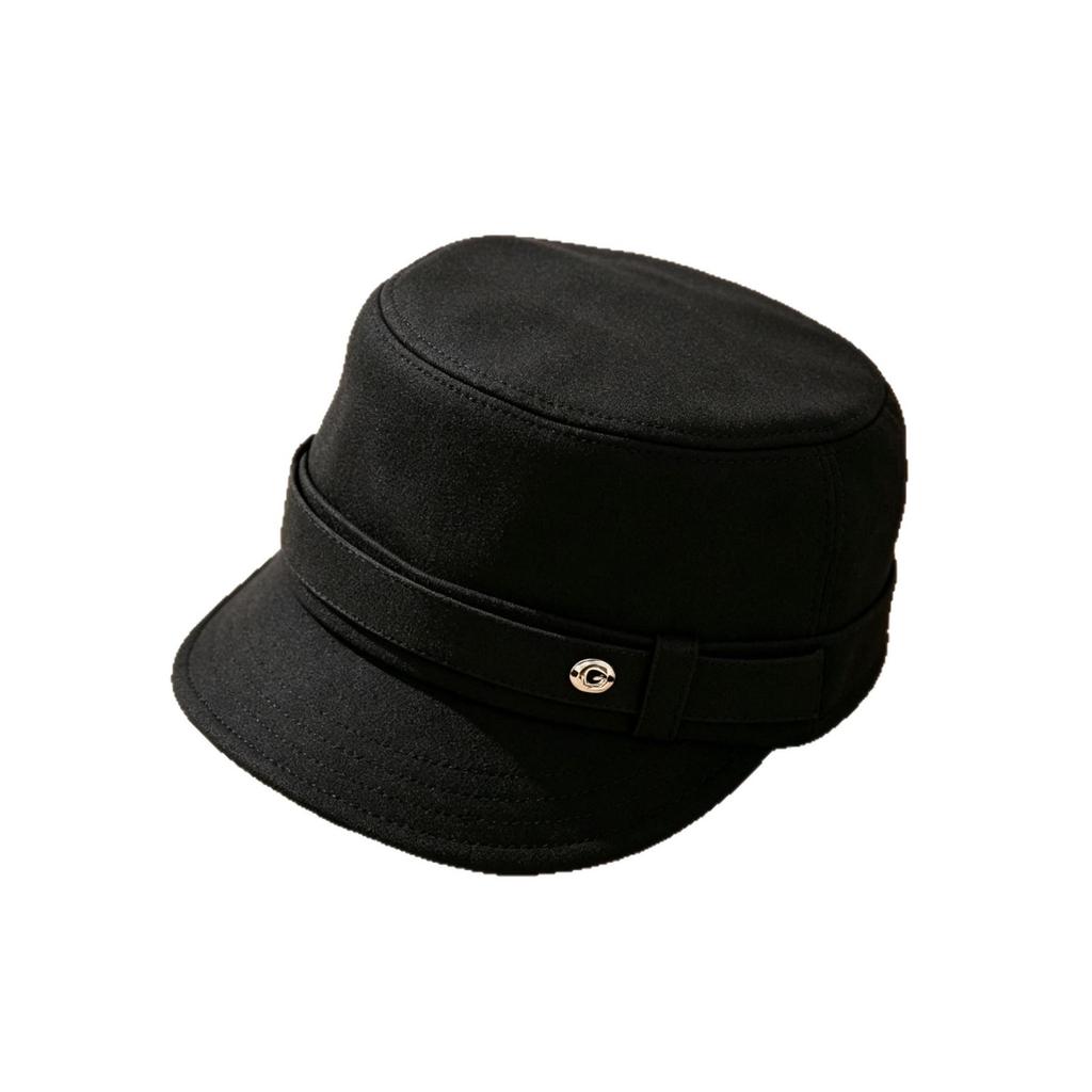 British retro style versatile cap literary and simple trend equestrian hat daily commuting face small hat women's