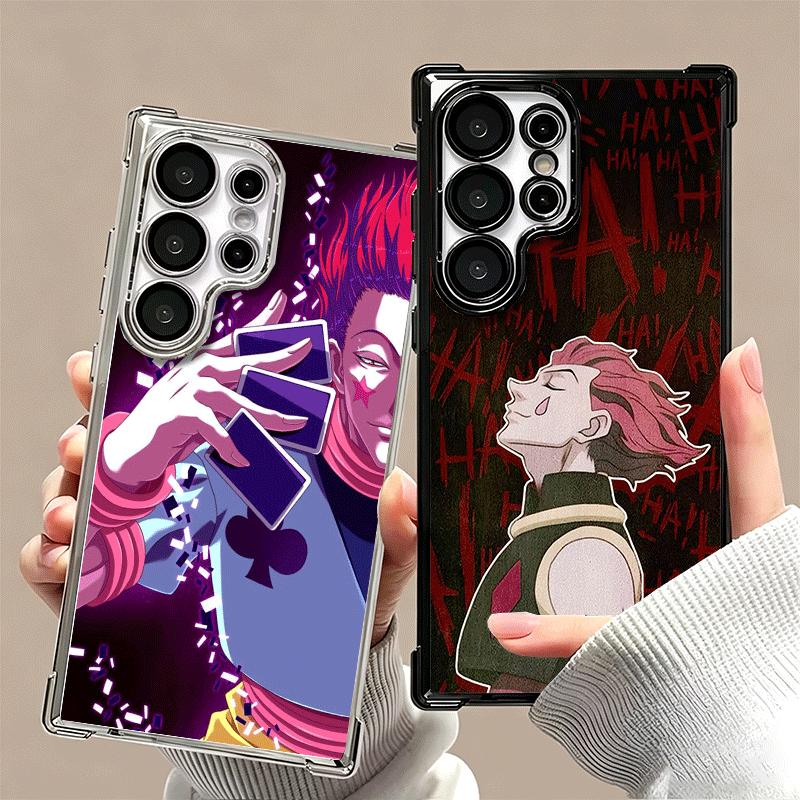 Чехол для телефона Hunter X-Hunters Hisoka Мягкий для Samsung Galaxy S26 Ultra S25 Edge S24 FE S23 Plus S22 S21 + S20 Покрытие Защита от падения Fu