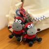 Cartoon Zodiac Horse Key Ring New Year Bag Hanging Pendant  Bag Key Decoration