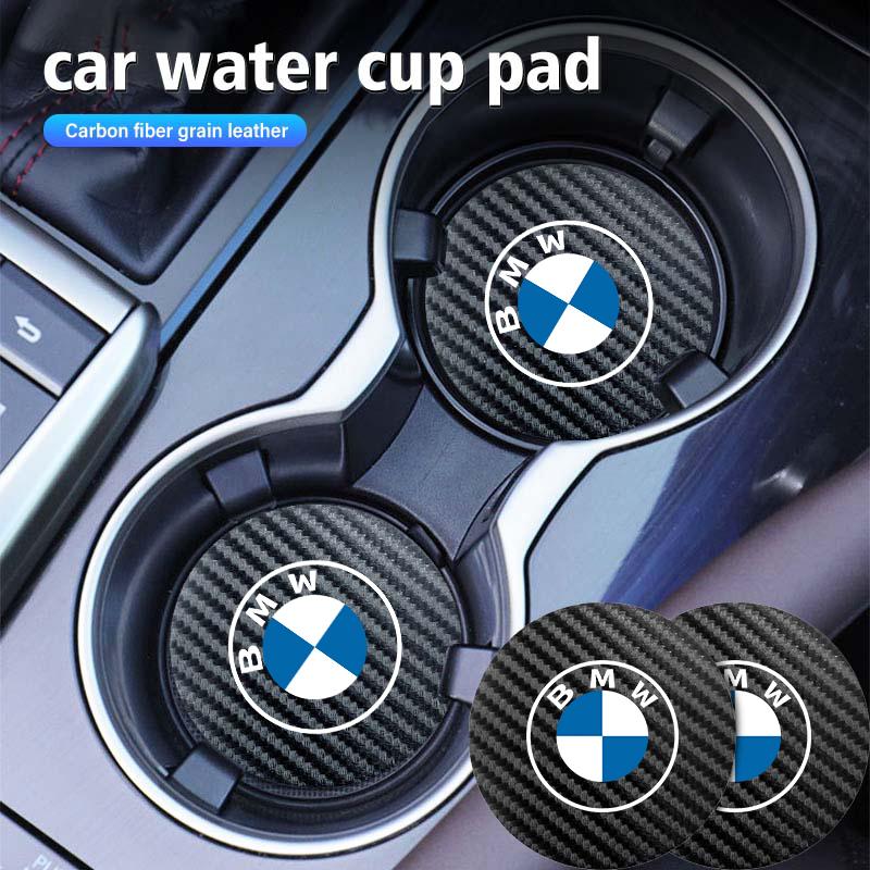 Для BMW 2 шт. Автомобильные подстаканники Водонепроницаемые коврики для стаканов Слот-коврики E46 E90 E60 F10 E39 F30 E36 E87 E90 E30 E53 F31 E92