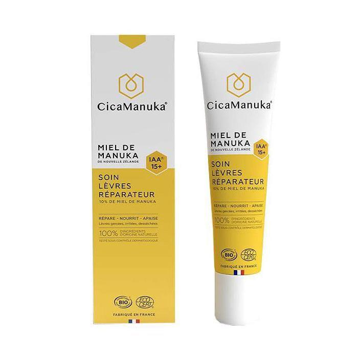 Cicamanuka Soin des Lèvres Réparateur au Miel de Manuka IAA15+ Bio 15ml