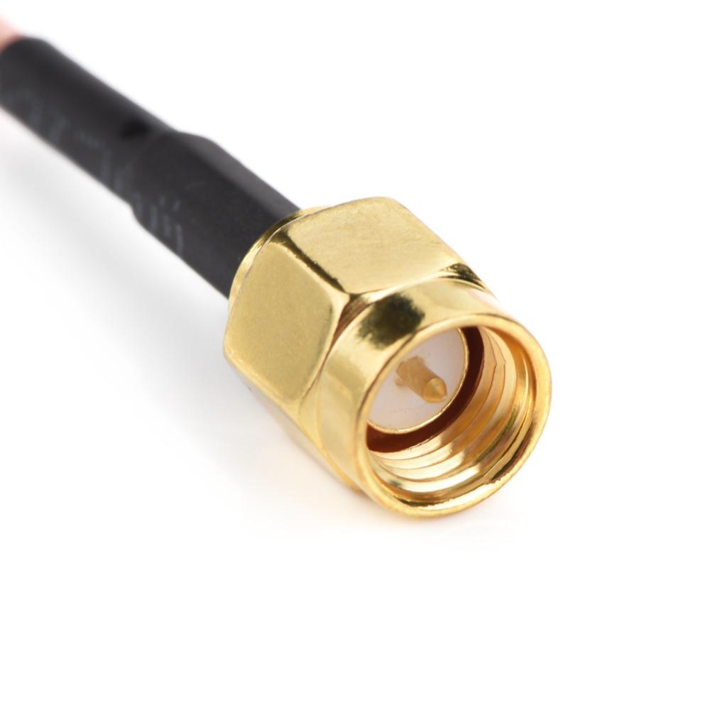 Ended Clips Frequency Cable Red Black Testing Wire Low Loss Coaxial Cable  Signal Transmission