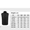 Men's upgraded heating vest, smart electric heating vest, rechargeable winter vest