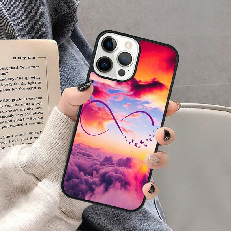 Чехол для телефона Dream infinity для iPhone 17 Air 16 16e 15 Plus для Apple 13 11 12 14 Pro Max Cover coque Shell