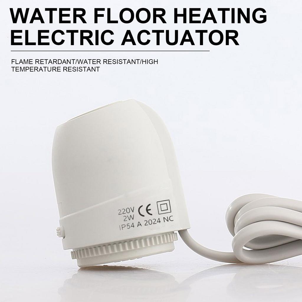 220 В нормально закрытый электрический термопривод клапан радиатора напольного отопления термостатический клапан радиатора водоотделитель