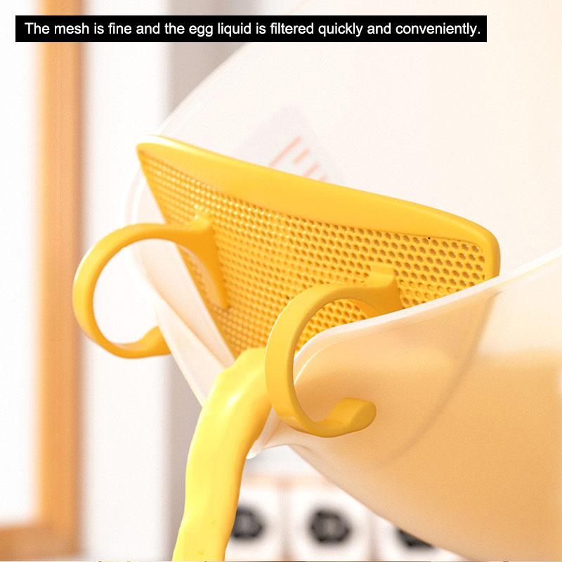 Egg Liquid Baking Filter Measuring Graduated Cup Multi-functional Cleaning Vegetable Fruit Rice Beans Kitchen Tools