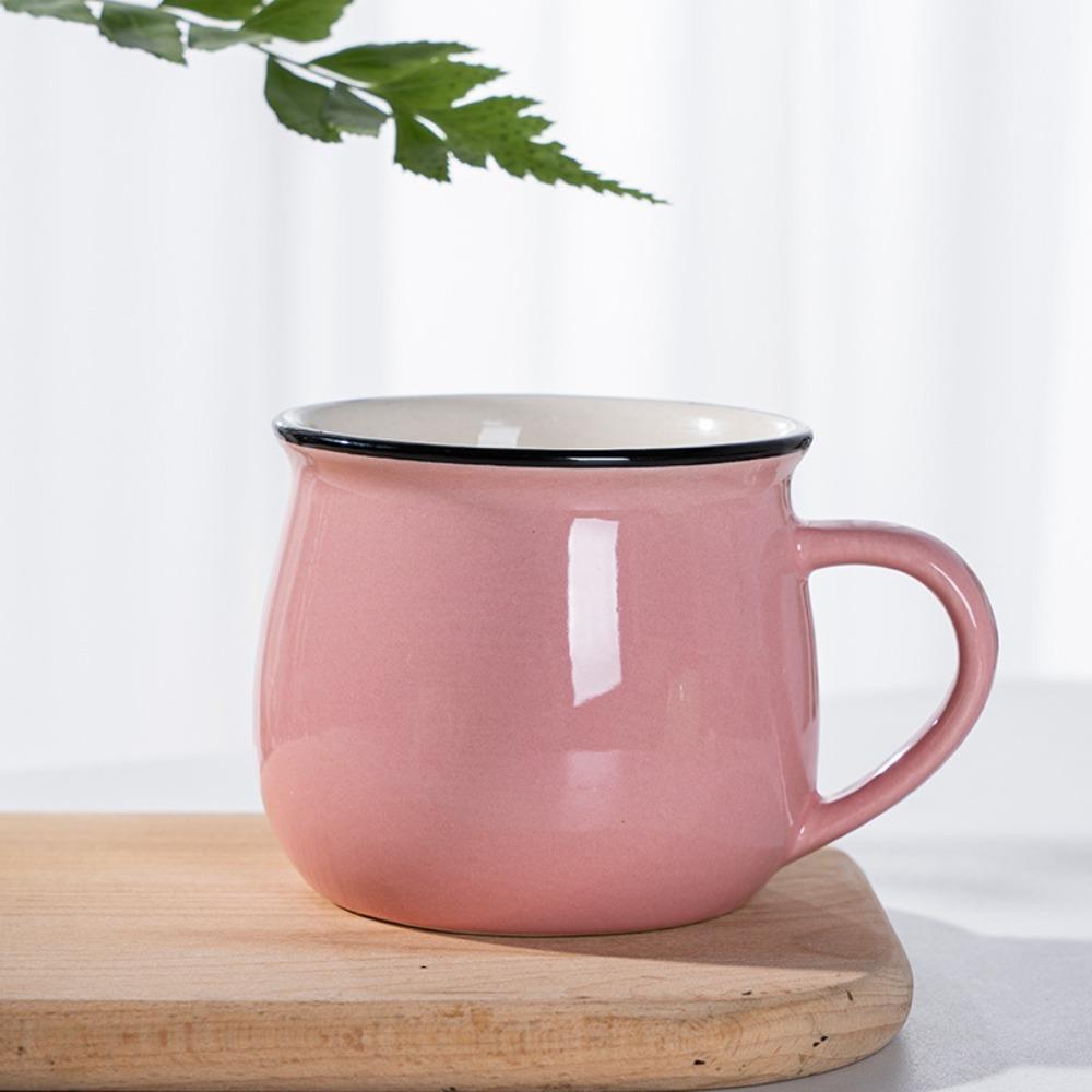 Nordic Ceramic Milk Cup 300/400ml Tea Cup Drinkware Coffee Mug Valentine's Day Present