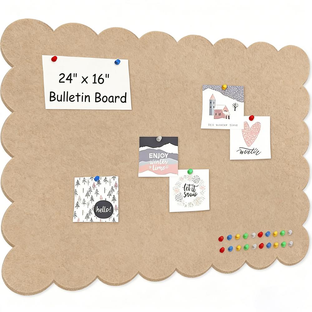 Large Bulletin Board Felt Decorative Panel Ins Photo Display Board  For Office Home Classroom