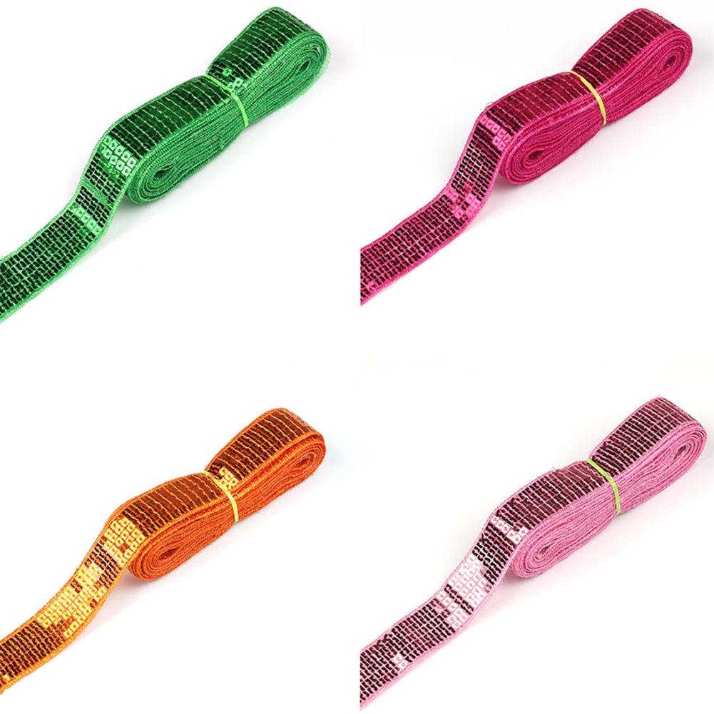 20 ярдов блестящей ленты с пайетками, бисерной кружевной отделкой, пайетками, швейной тканью для пэчворка, аппликации, рукоделия, украшения свадебного платья