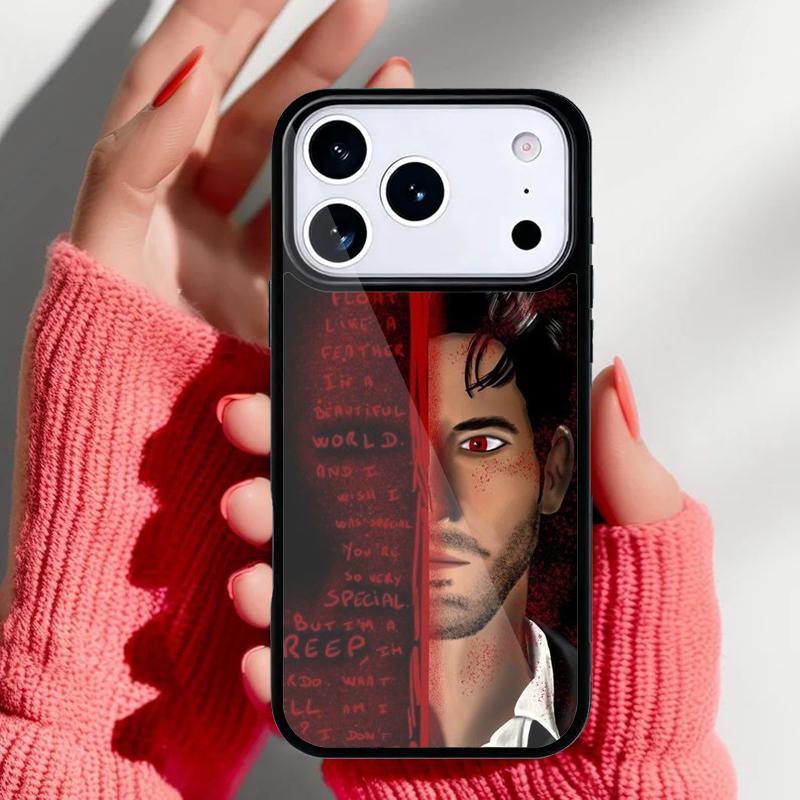 Американский ТВ Люцифер Чехол для телефона для iPhone 17 16 15 14 13 Pro Max Задняя крышка для 12 11 Pro Coque