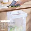 Yousheng 2Pcs Foldable Trash Bag Holder Large Opening Design Snap Fastening Space Saving Foldable Garbage Rack