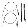 Sunroof Glass Cable Track Guide Rails Repair Kit FL3Z16502C22 Enhanced Performance for Navigator 201