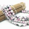 6/8/10mm Pink Zebra Persian Jade Natural Beads Jewelry Accessories