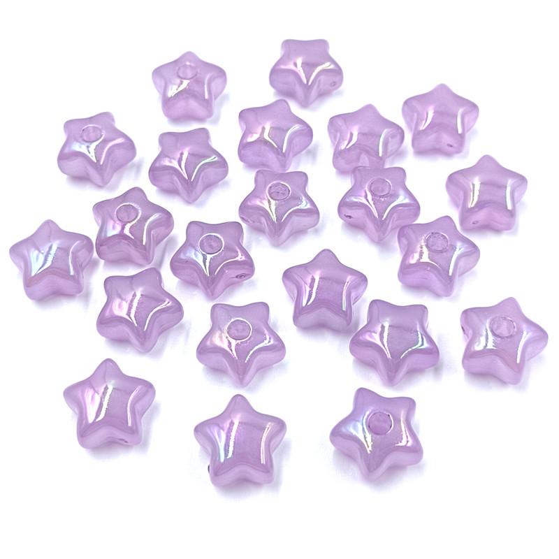 10 шт. желейного цвета акриловые одинарные глазки персиковое сердце пентаграмма свободные бусины кулон для браслета ожерелья серьги изготовление ювелирных изделий