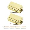Комплект звукоснимателей FLEOR Alnico5 Guitar Humbucker, детали звукоснимателя Golden Bridge Neck, совместимые с гитарами в стиле LP и