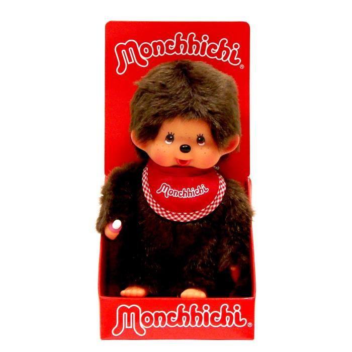 Monchhichi Boy Bib Red 20 Cm