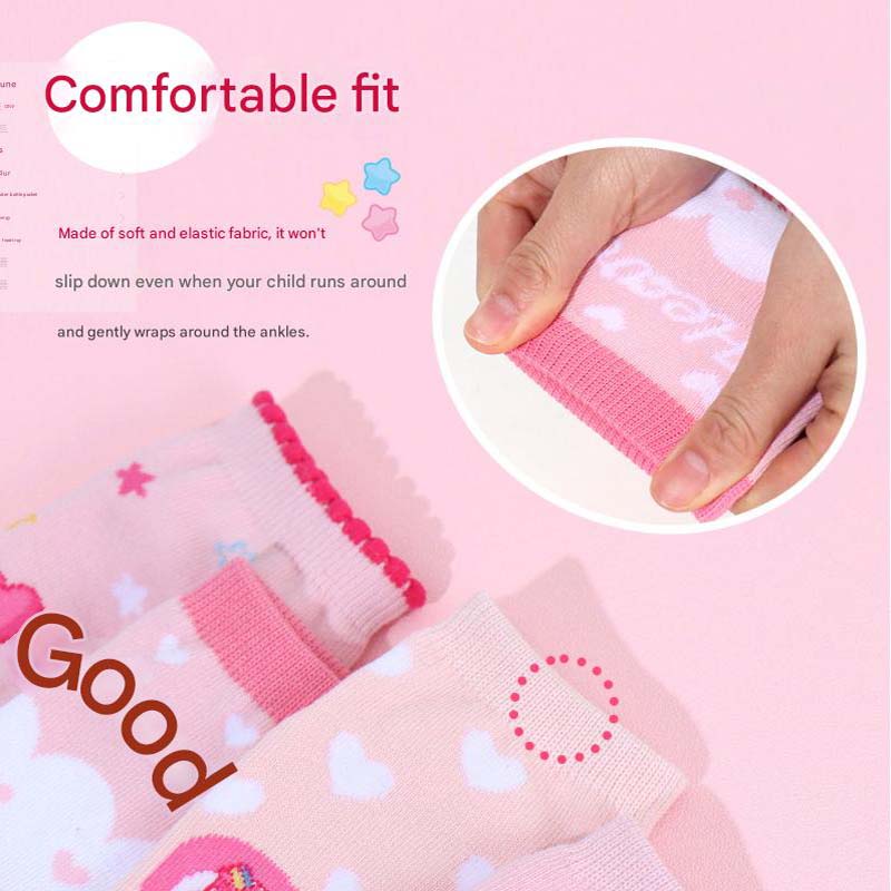 (4Pairs)Детские носки Catch Teenieping Hachu Ping – комплект из 4 пар, сделано в Корее