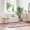 VidaXL Shaggy Rug with Long Pile Powder Pink 160x160 Cm Polyester, Rug, Bedroom Rug, Modern Rug, Living Room Rug, 4102873