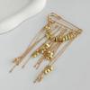 Salircon Exquisite Irregular Tassel Chain Broochs Women Design MultiFunctional Pant Chain Charm Clothes Pin Accessory Jewelry