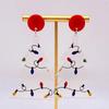 New Acrylic Christmas Tree & Lights Dangle Earrings - Transparent European & American Holiday Style