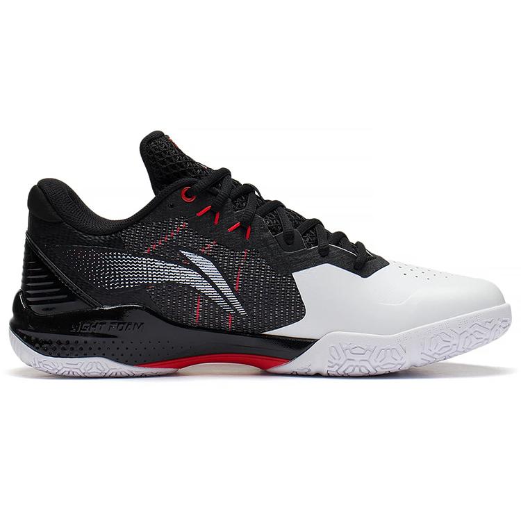 Бадминтонные кроссовки Li Ning Унисекс Низкие Стандартные Белый/Черный AYAS018-2