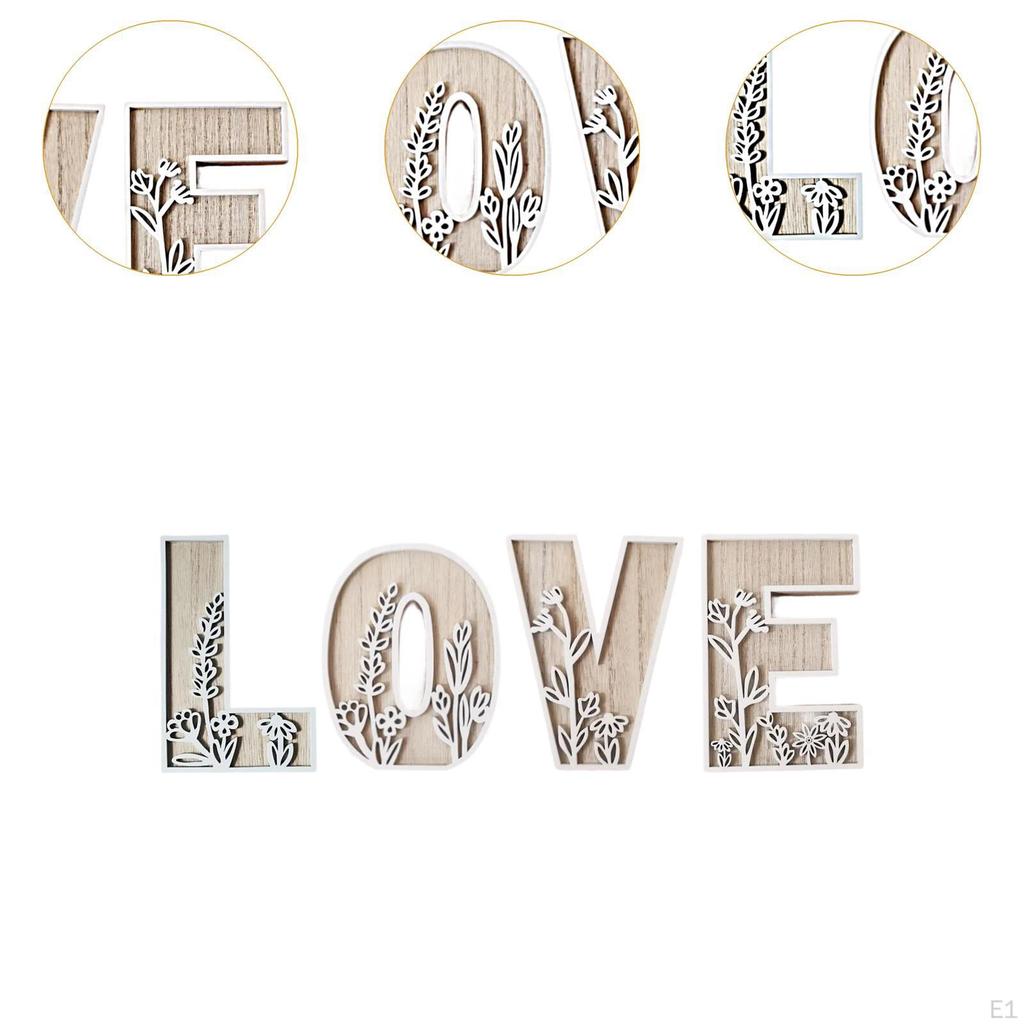 Коллекционная скульптура из букв, поделка для декора отеля и кафе