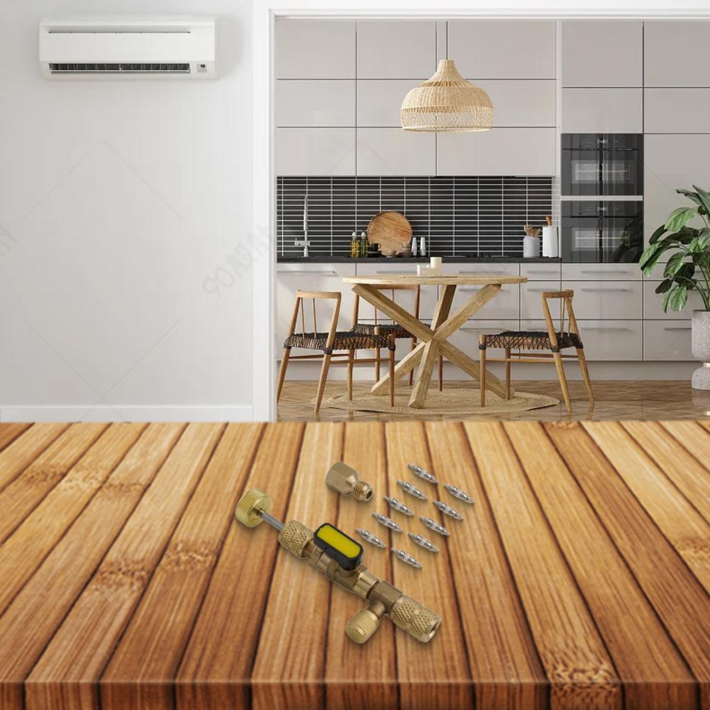 Инструменты Инструмент HVAC 7,01 X 4,53 X 1,46 дюйма Инструмент установщика Адаптер порта Инструмент для извлечения золотника клапана Для систем кондиционирования