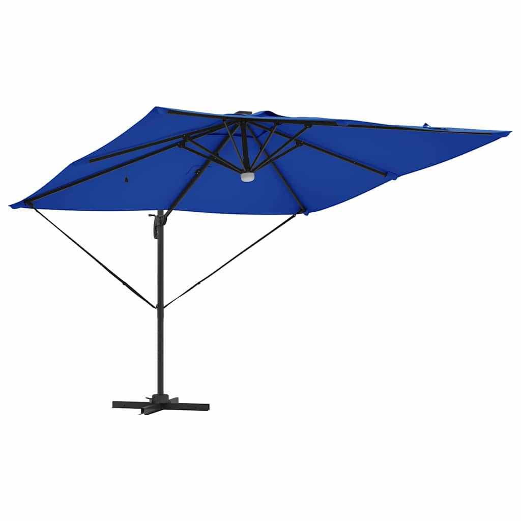 Roma Parasol Blue 286 x 284 x 270 cm Aluminum and Polyester