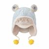 Windproof Cartoon Bear Baby Hat Plush Trendy Baby Beanie Cap Cute Earmuffs Toddler Cap  Gifts