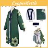 Костюм для косплея One Piece Roronoa Zoro Высококачественное кимоно-халат Полный костюм для Хэллоуина и тематических вечеринок