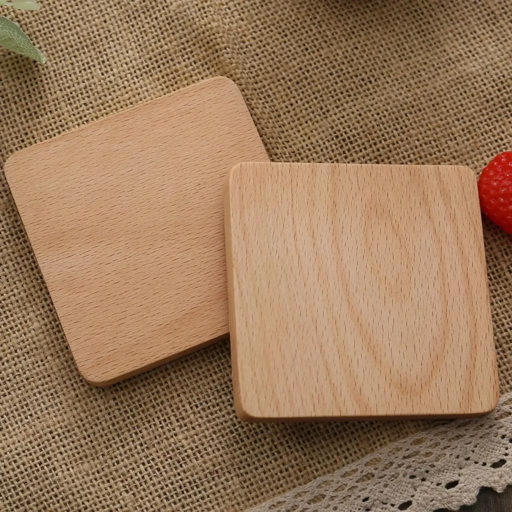 1 шт. Деревянная подставка под чайную/кофейную чашку, из грецкого ореха, прочная, термостойкая, круглая, под миску/чайник, для дома, деревянные подставки, декор, подставки