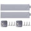 2 Set Magnetic Push Latches Drawer Damper Door Latches Push To Open System Buffer for Cabinet