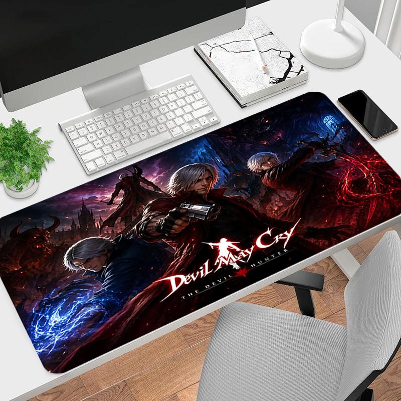 1 шт. Devil May Cry Ад Данте Игровой коврик для мыши Клавиатура Настольный коврик Нескользящая Резиновая заблокированная кромка Водонепроницаемый Коврик для мыши Компьютерный для Офиса Домашний Декор S122