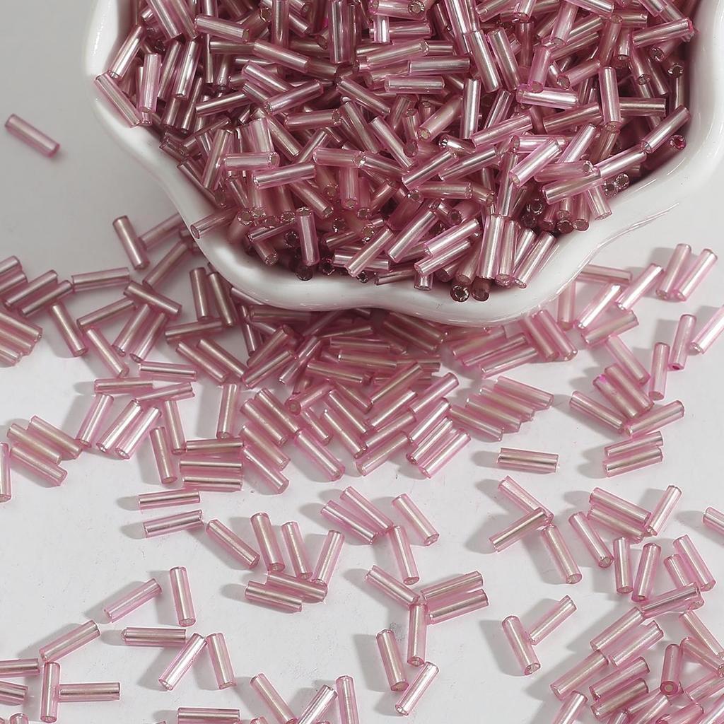 300/700 шт. Чешские цилиндрические стеклянные бисерные бусины-трубочки, европейский посевной бисер, свободные бусины для изготовления ювелирных изделий своими руками