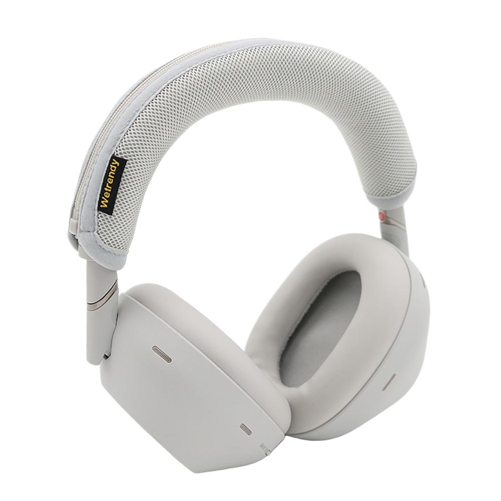 YAYINCC Headphone Head Beam Cover for SONY WH-1000XM6 Earphone Zipper knitted fabric headband protective cover Advanced feeling