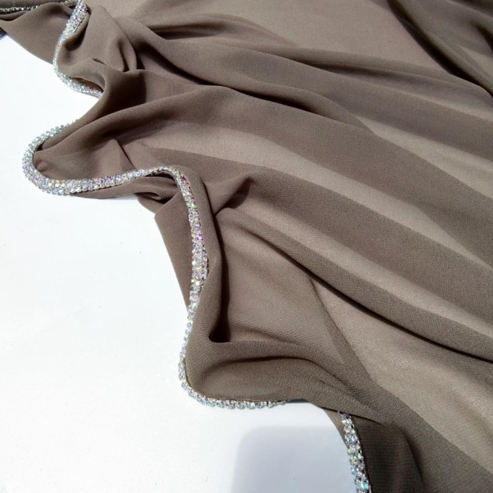 Яркий бриллиант боковой малайский хиджаб однотонный женский платок новый дизайн головной платок для женщин девушек