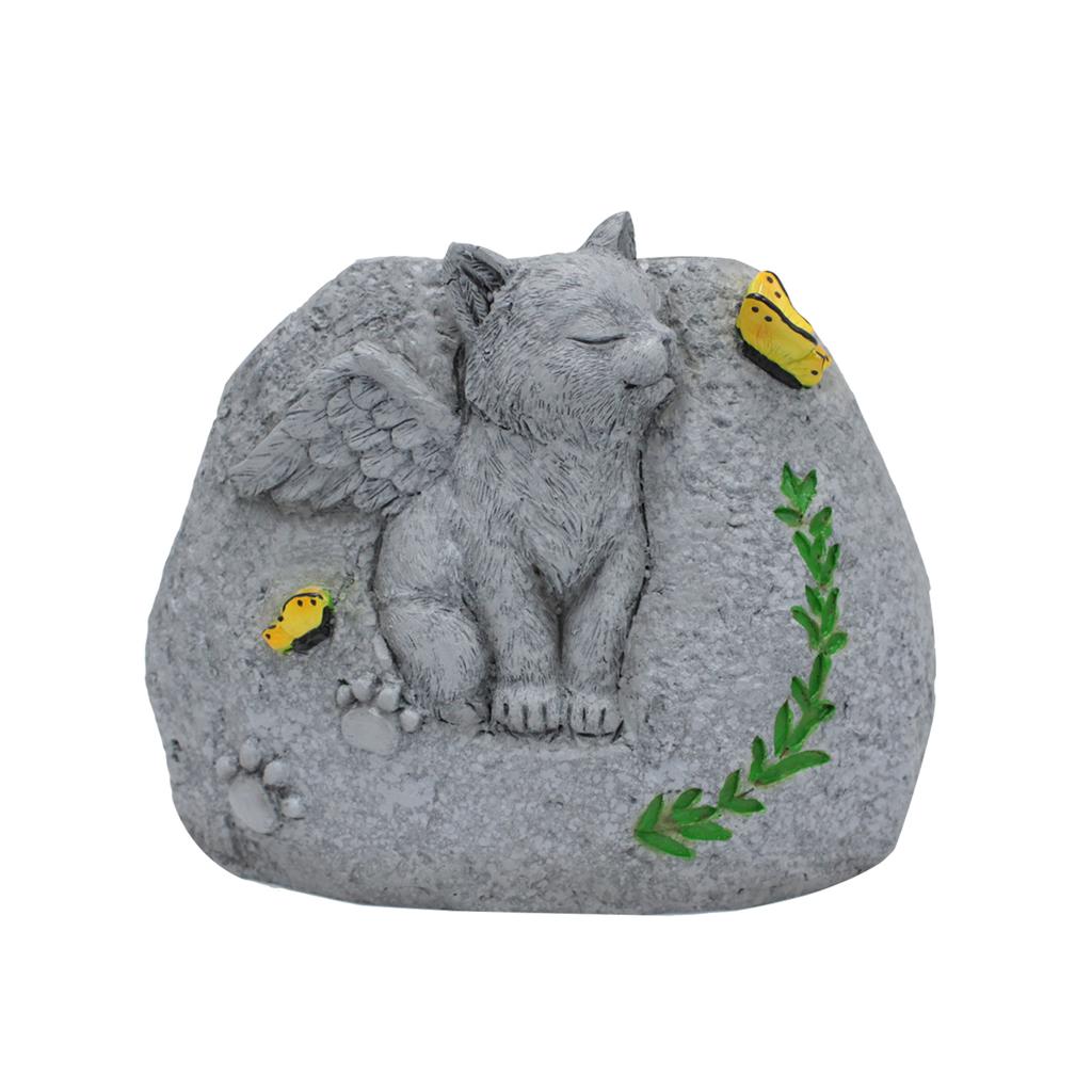1 Cat Flowerpot Monument, Cat Loss Monument, Cat Ashes Urn, Suitable for Cat Lovers