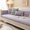 Light Luxury Style Sofa Cushions, High-end Leather Non-slip Sofa Cushions, Chenille Sofa Towels for All Seasons