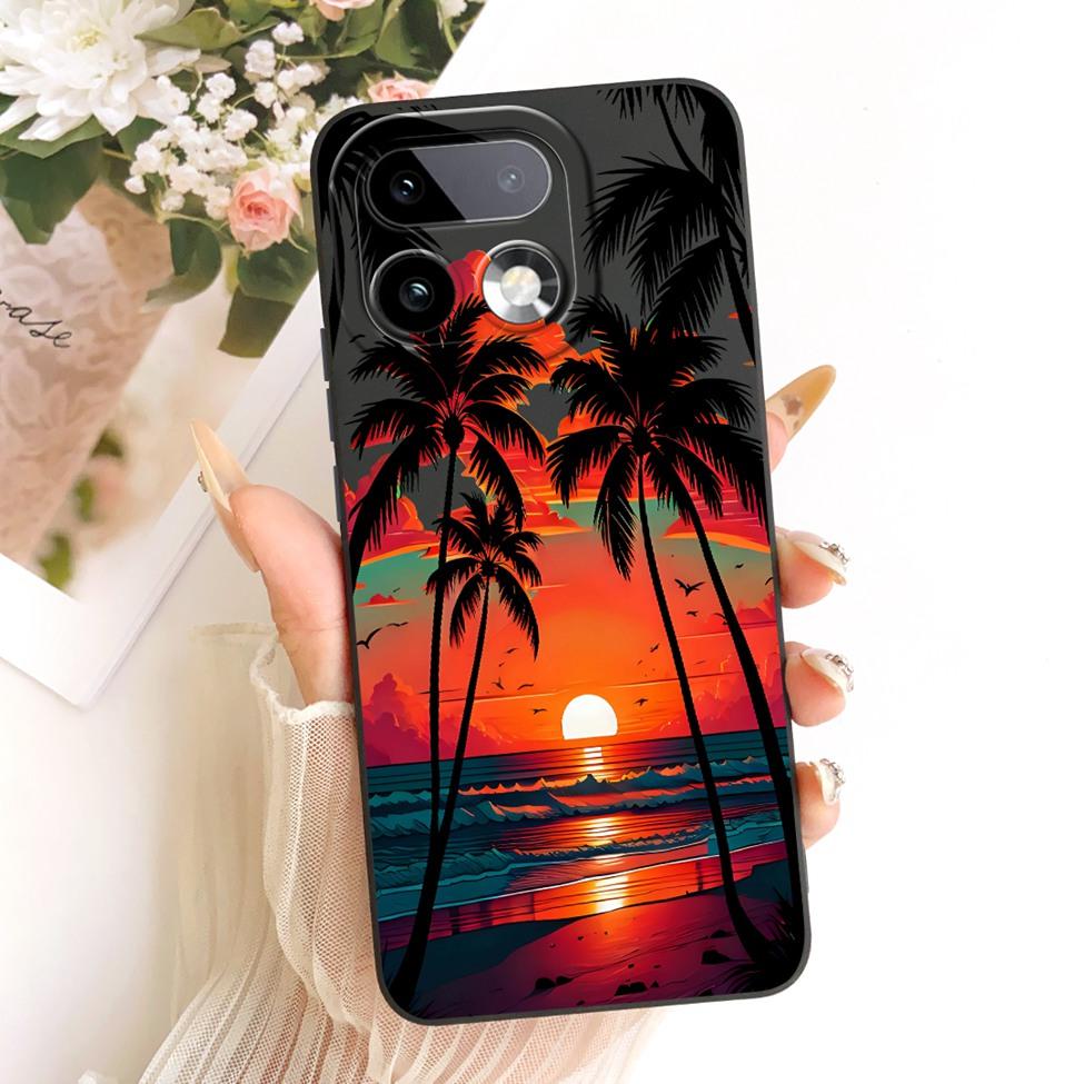 For Realme RMX5121 RMX5120 Case For Realme 16 Pro Cover Cute Kawaii Luxury Fashion Painted Silicone Casing For Real me 16 Pro