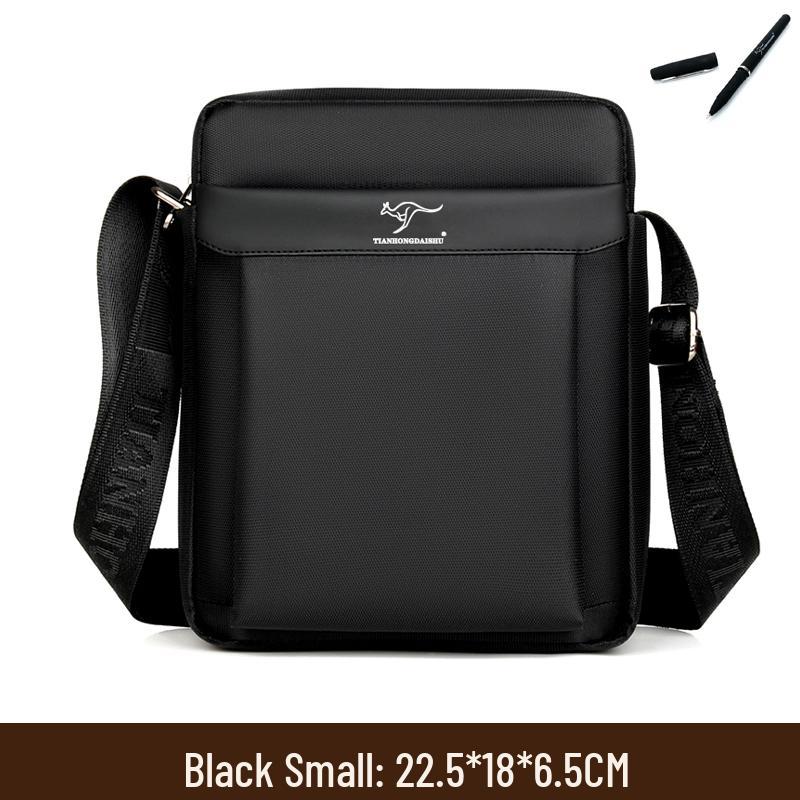 Мужская однолямочная сумка через плечо из холста, Новый 2025 Оксфордский рюкзак для поездок на работу, Компактная персональная портативная сумка