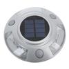 Solar Deck Lights Driveway Dock Lights 12 Led IP68 Waterproof Outdoor Warning Step Lights for Driveway Sidewalk Garden