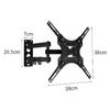 X400 TV/Monitor Wall Bracket 26" To 55" Black,Monitor