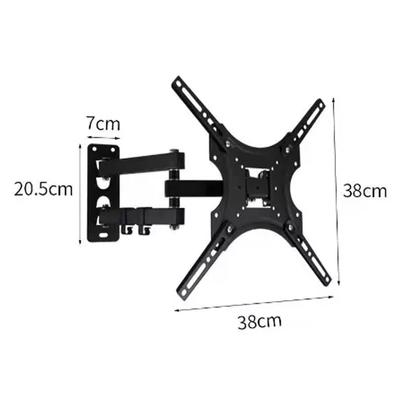 X400 Настенный кронштейн для телевизора/монитора от 26 до 55 дюймов, черный, монитор