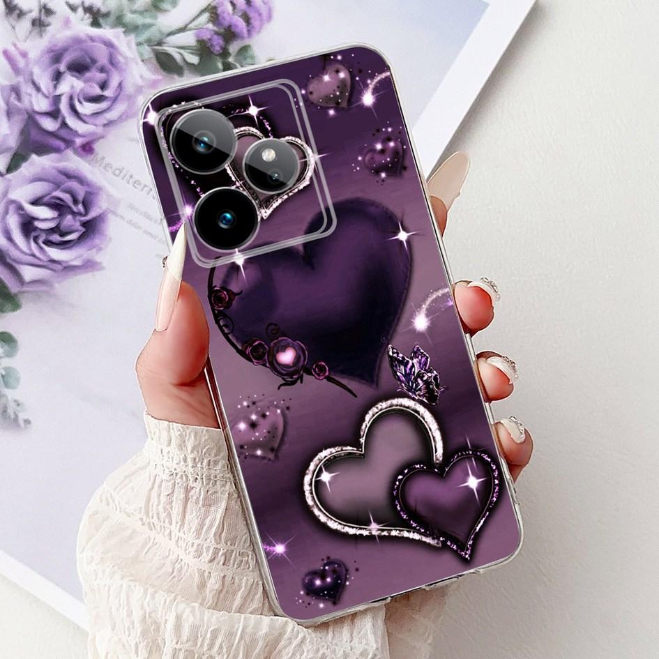 Чехол для Realme GT 7 7T 2025 Популярный Цветок Мягкий Прозрачный Силикон ТПУ Защитная Крышка Для Realme GT7 Pro RMX5011 Чехол-Ракушка для Телефона