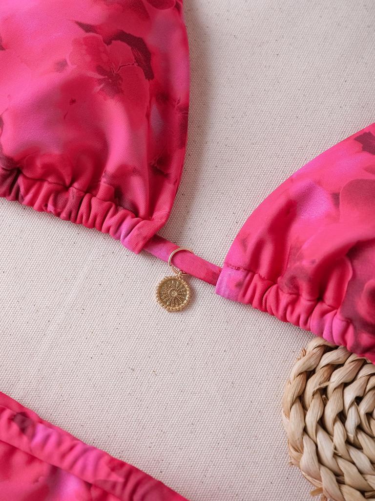 2025 Европейский и американский сексуальный купальник бикини с принтом для женщин