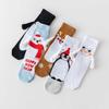Новые Рождественские Носки Рукавицы Носки Amazon Трансграничные Носки Персонализированные Средние Хлопковые Носки