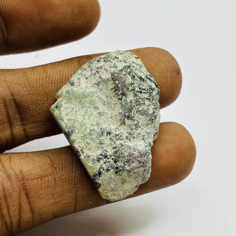 Natural Ruby Loose Gemstone 52.60 ct Zoisite Uncut Rough for Lapidary and Gem Collections