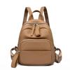 Genuine Leather Backpack for Women Designer Backpack Solid Color Travel Backpack High Quality Luxury
